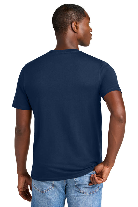 District Perfect Weight CVC Tee DT184 Dark Royal