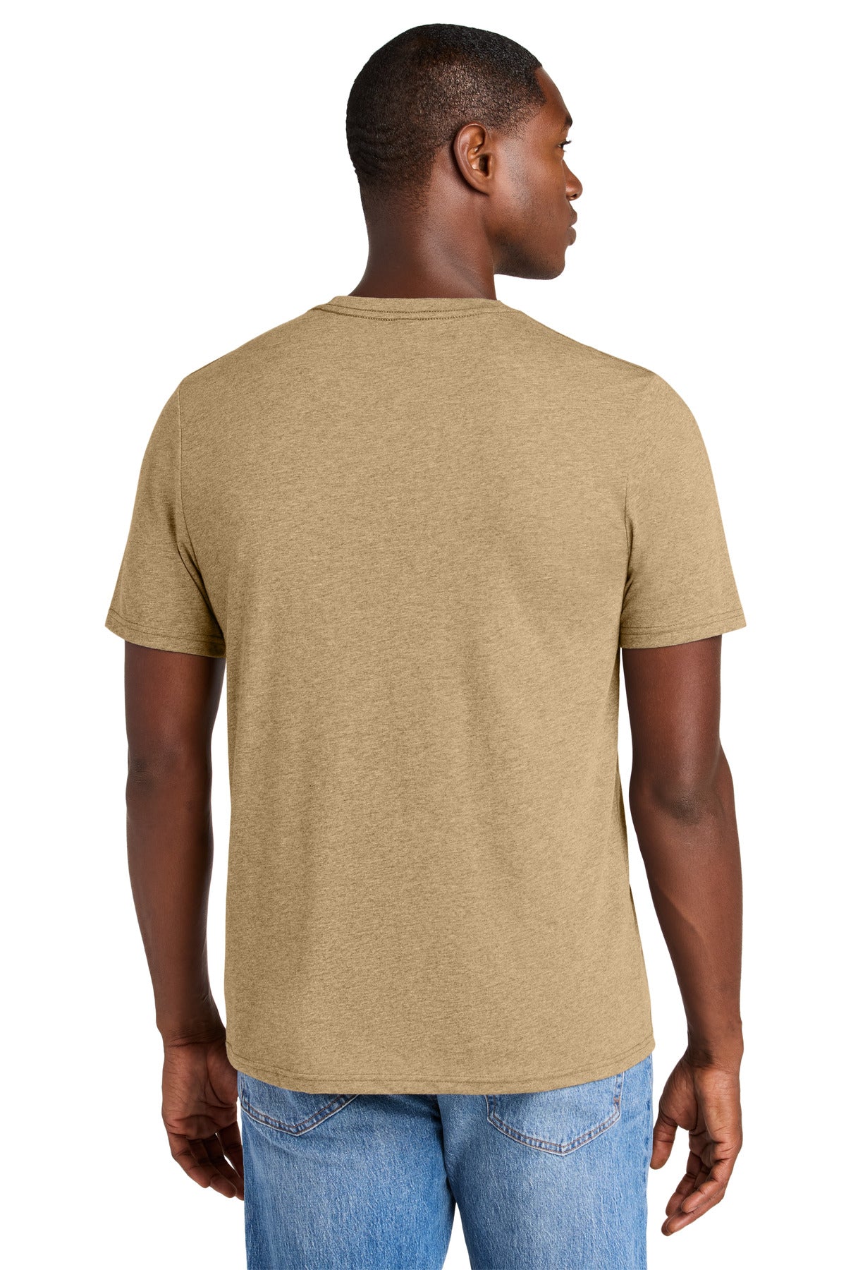 District Perfect Weight CVC Tee DT184 Dune Heather