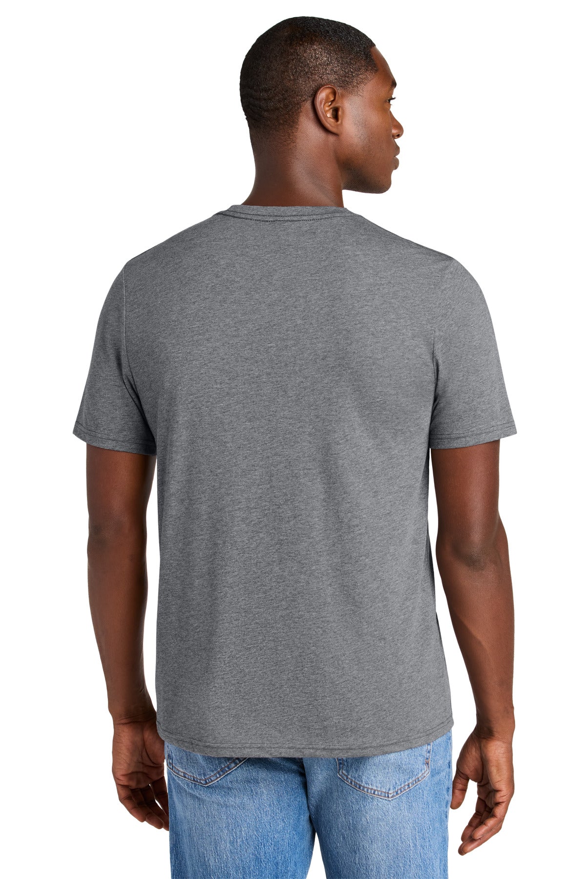 District Perfect Weight CVC Tee DT184 Graphite Heather