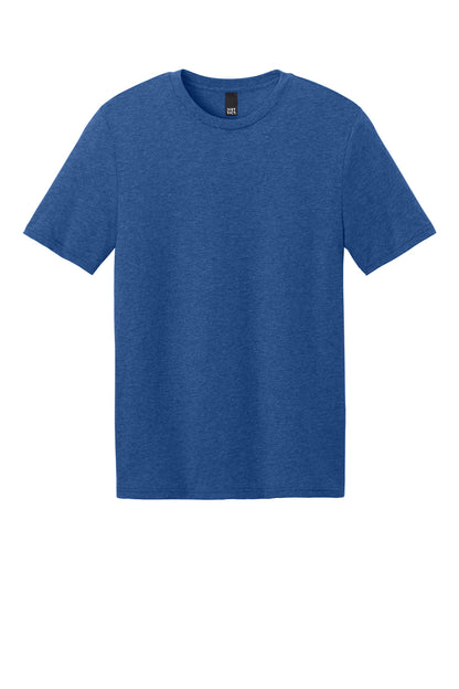 District Perfect Weight CVC Tee DT184 Heathered Deep Royal
