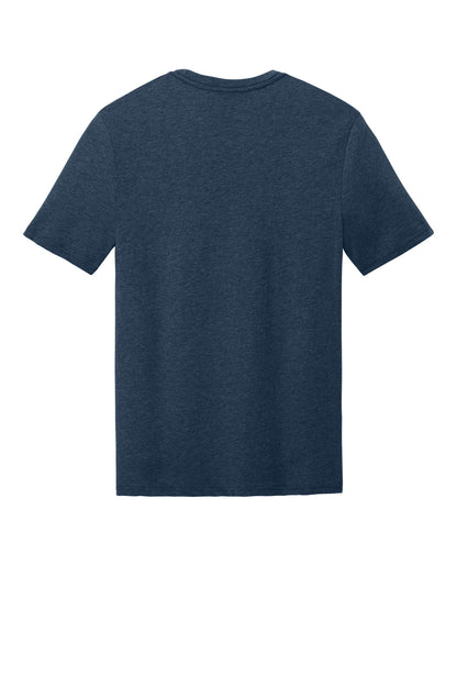District Perfect Weight CVC Tee DT184 Heathered Navy
