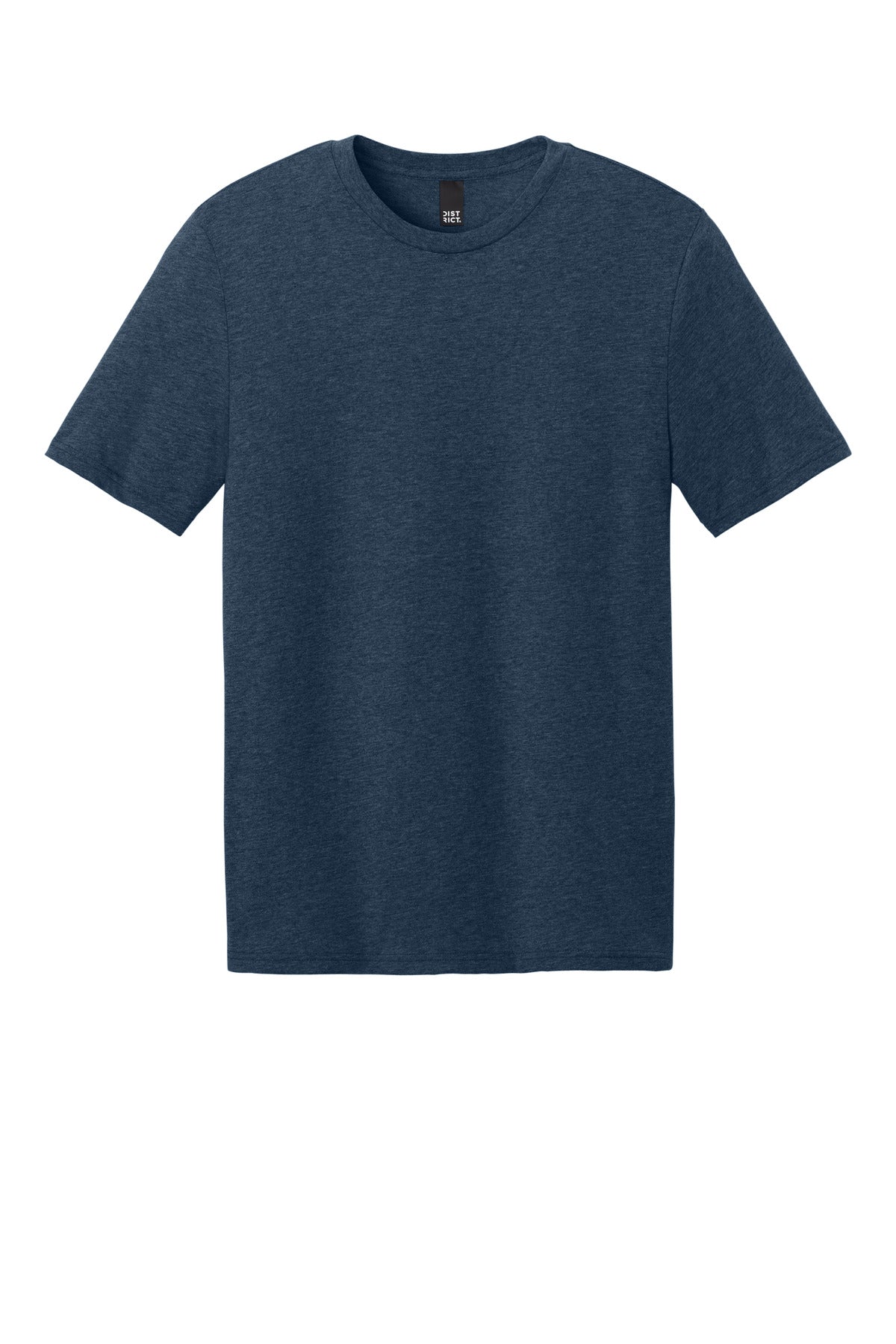 District Perfect Weight CVC Tee DT184 Heathered Navy