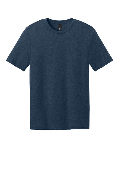 District Perfect Weight CVC Tee DT184 Heathered Navy