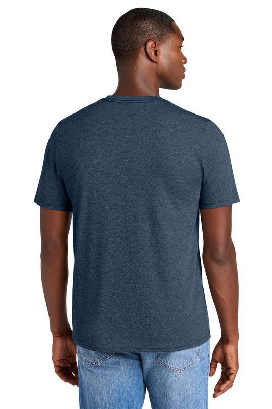 District Perfect Weight CVC Tee DT184 Heathered Navy