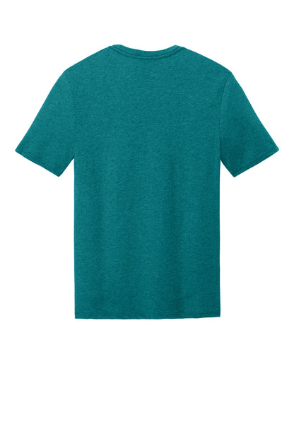 District Perfect Weight CVC Tee DT184 Heathered Teal