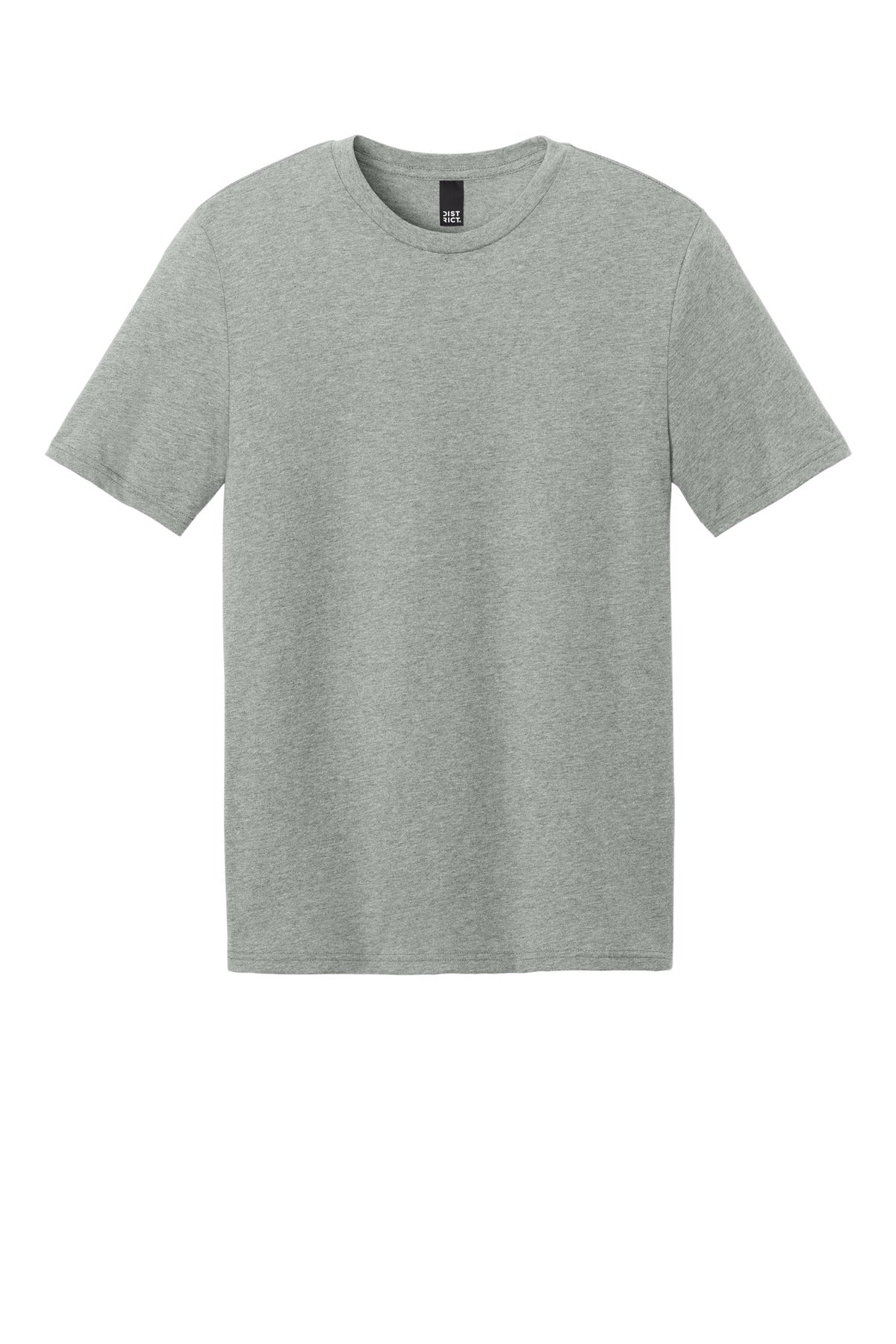 District Perfect Weight CVC Tee DT184 Light Heather Grey