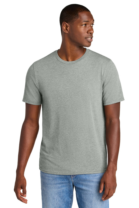 District Perfect Weight CVC Tee DT184 Light Heather Grey