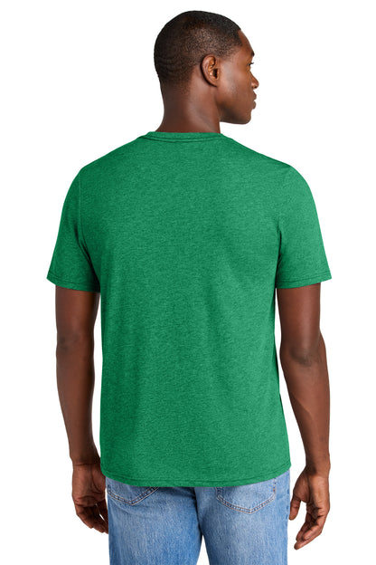 District Perfect Weight CVC Tee DT184 Meadow Green Heather