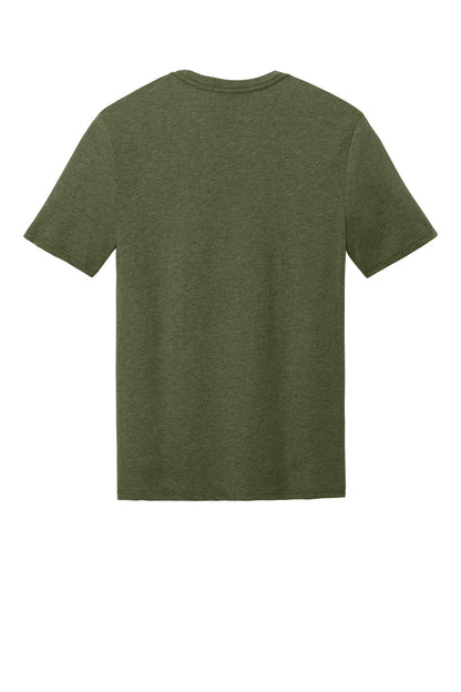 District Perfect Weight CVC Tee DT184 Military Green Heather