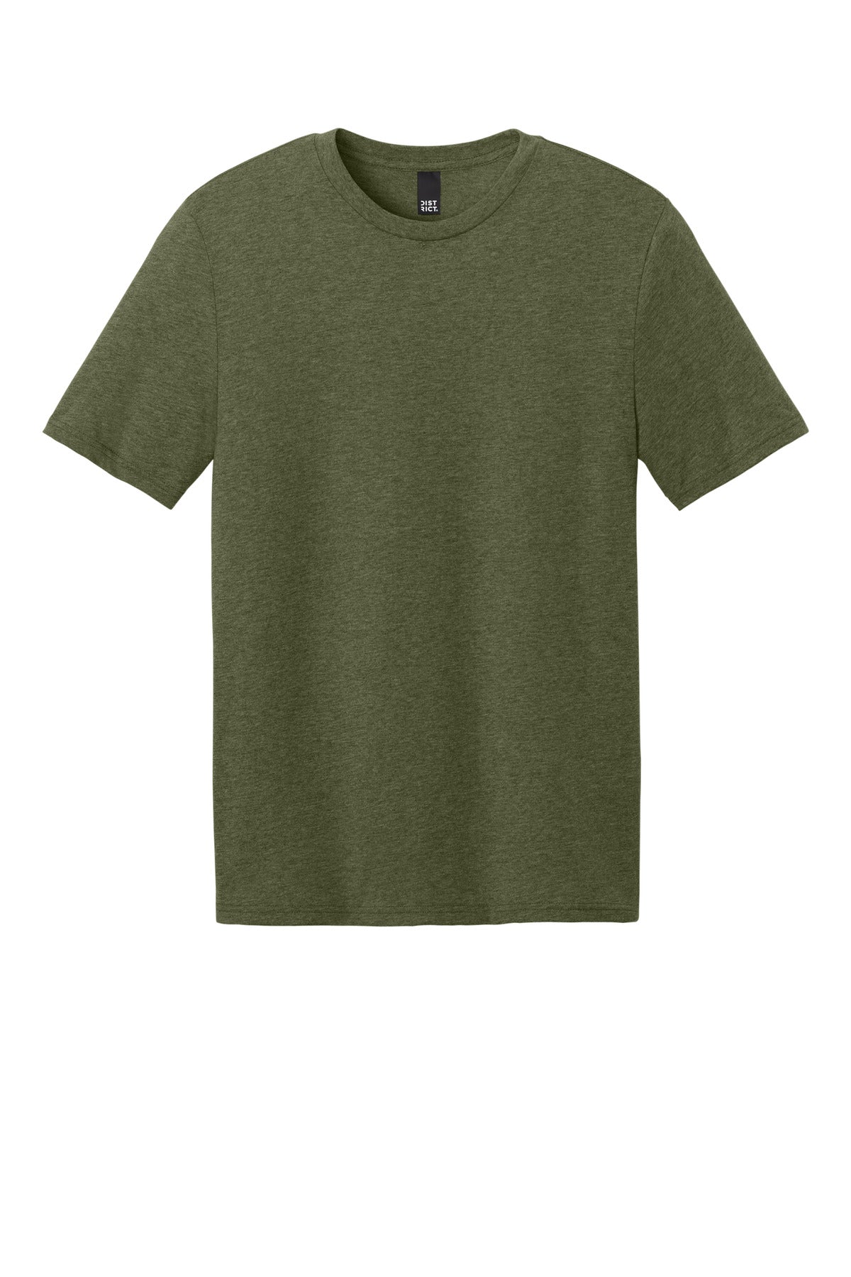 District Perfect Weight CVC Tee DT184 Military Green Heather
