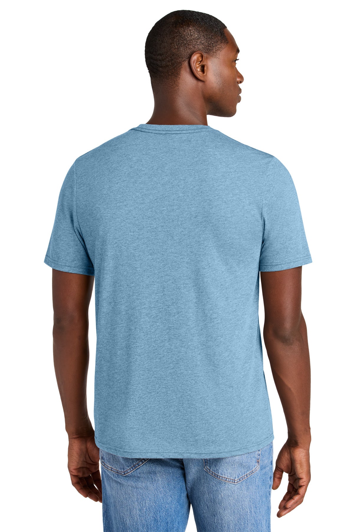 District Perfect Weight CVC Tee DT184 Tundra Blue Heather