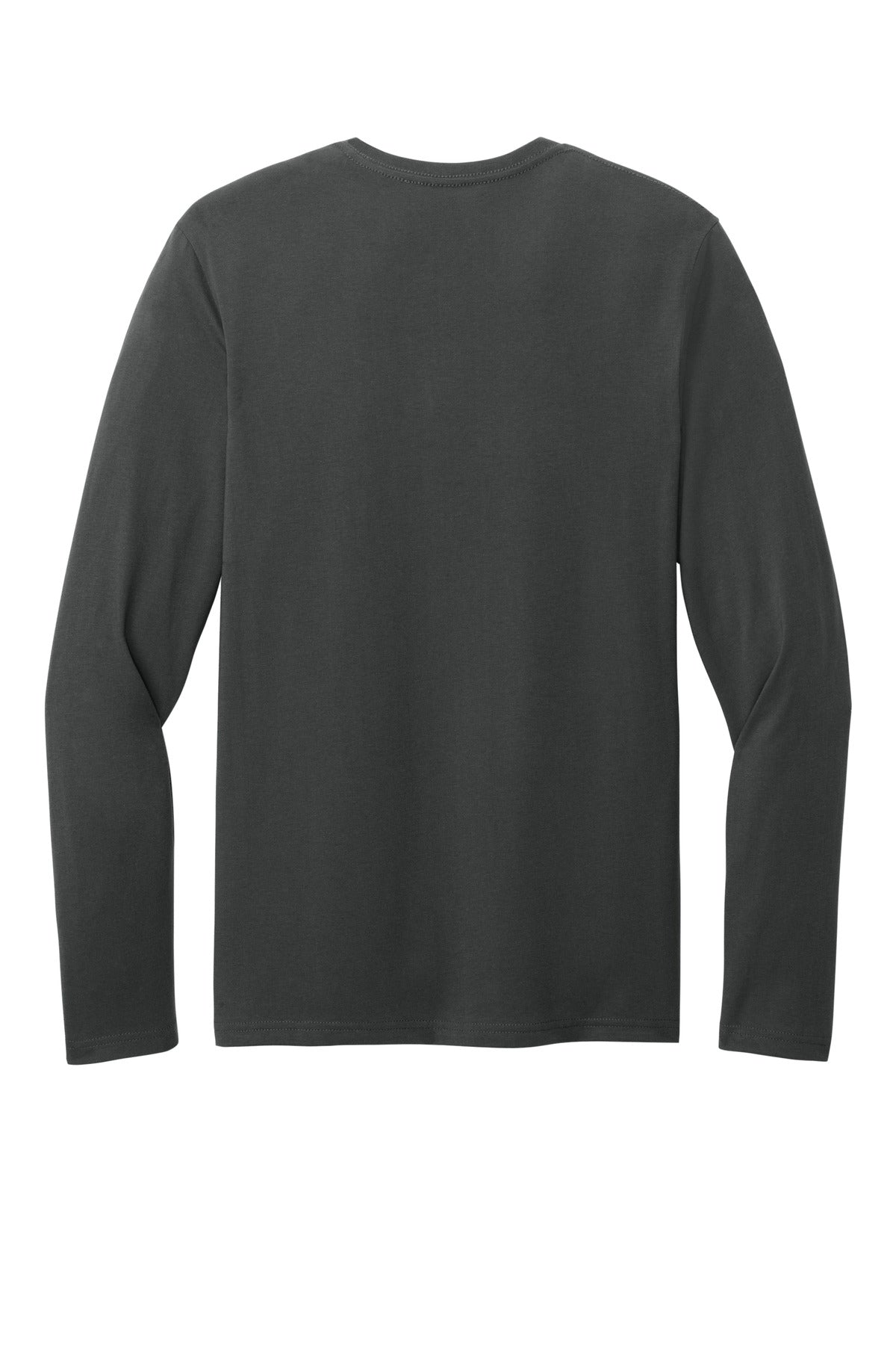 District Perfect Weight CVC Long Sleeve Tee DT185 Charcoal