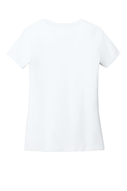 District Women's Perfect Weight CVC Tee DT188 Bright White