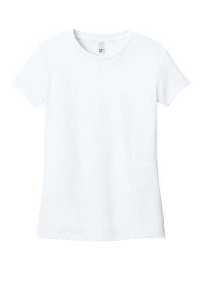 District Women's Perfect Weight CVC Tee DT188 Bright White