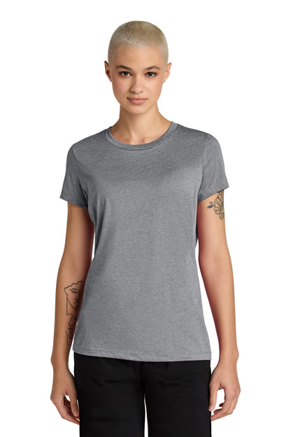 District Women's Perfect Weight CVC Tee DT188 Graphite Heather