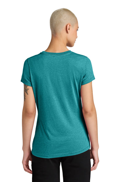 District Women's Perfect Weight CVC Tee DT188 Heathered Teal