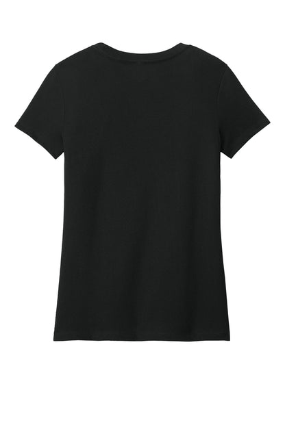 District Women's Perfect Weight CVC Tee DT188 Jet Black