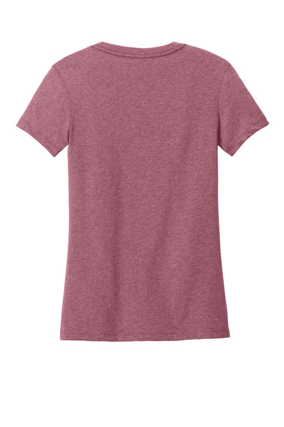 District Women's Perfect Weight CVC Tee DT188 Orchid Haze Heather