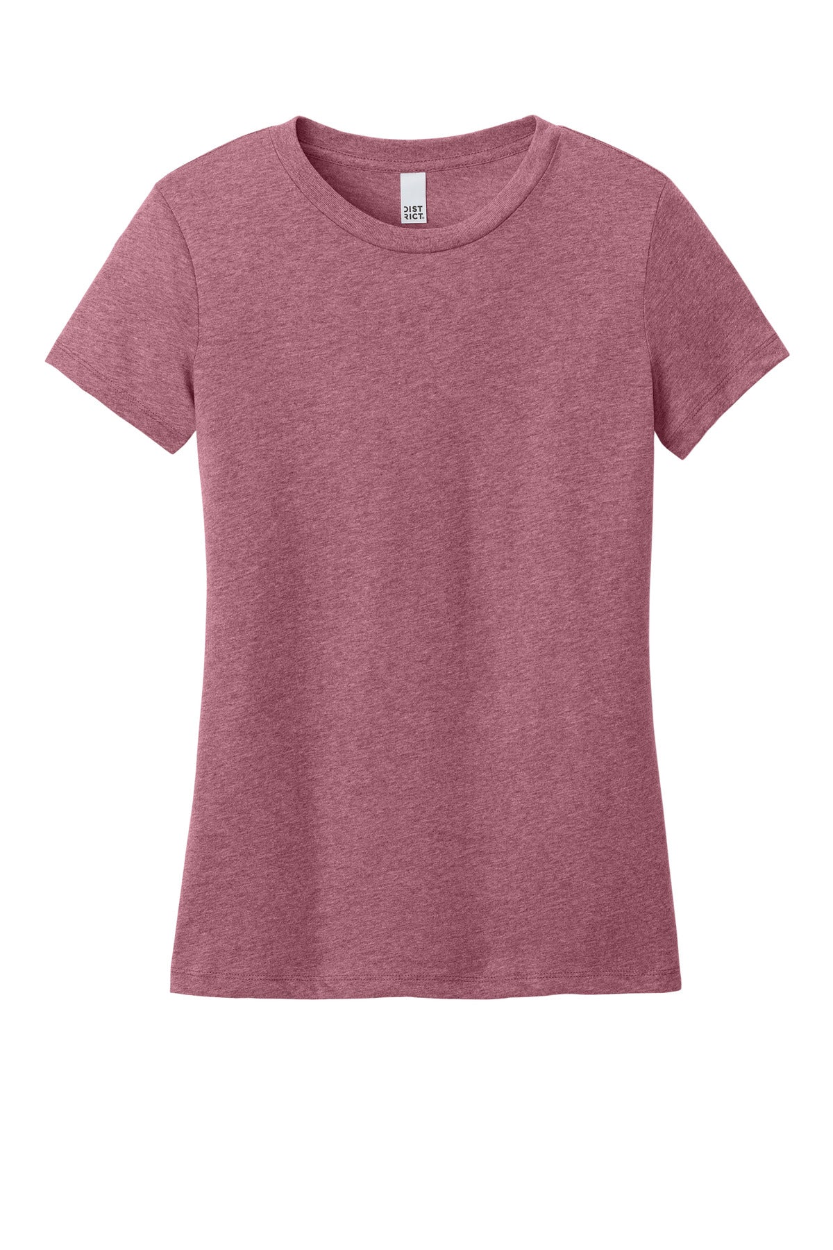 District Women's Perfect Weight CVC Tee DT188 Orchid Haze Heather