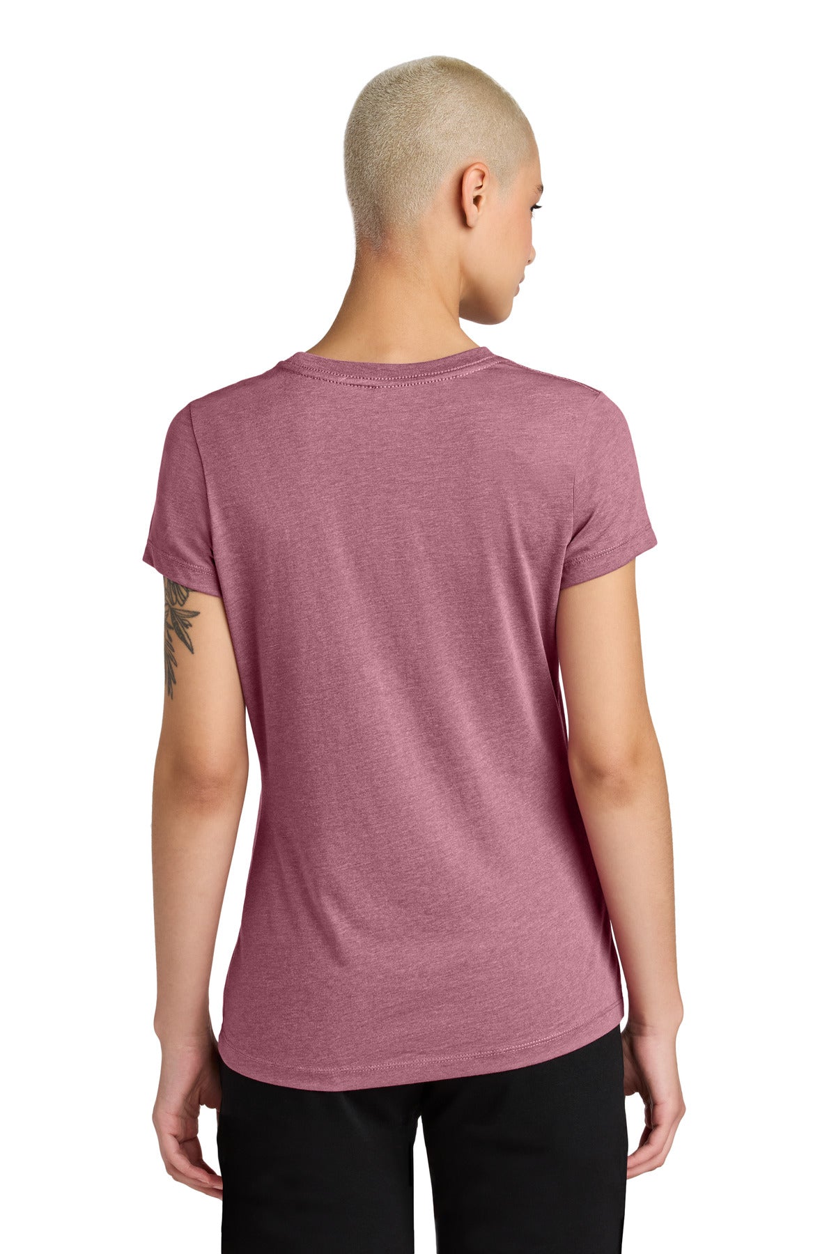 District Women's Perfect Weight CVC Tee DT188 Orchid Haze Heather