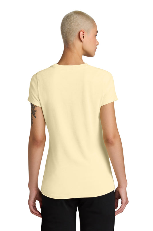 District Women's Perfect Weight CVC Tee DT188 Soft Yellow