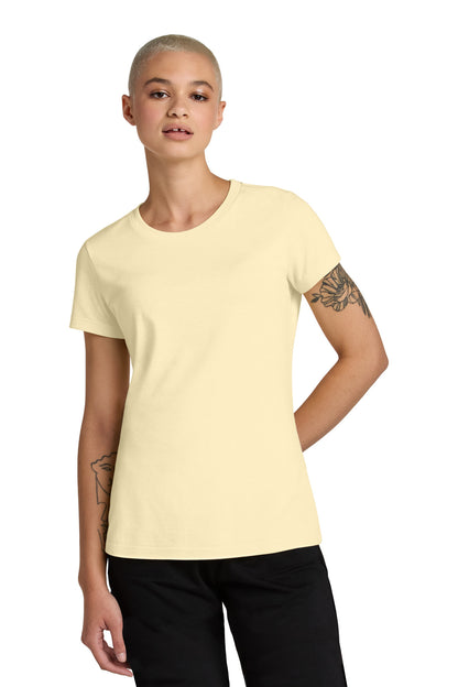 District Women's Perfect Weight CVC Tee DT188 Soft Yellow