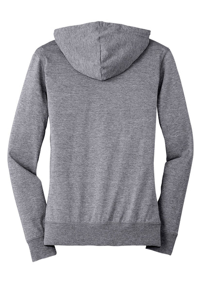 District Women's Fitted Jersey Full-Zip Hoodie DT2100 image 4