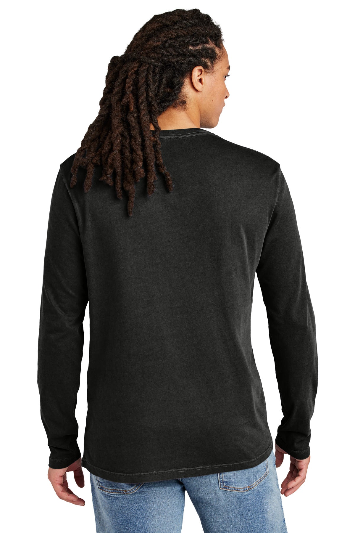 District Wash Long Sleeve Tee DT2103 Black