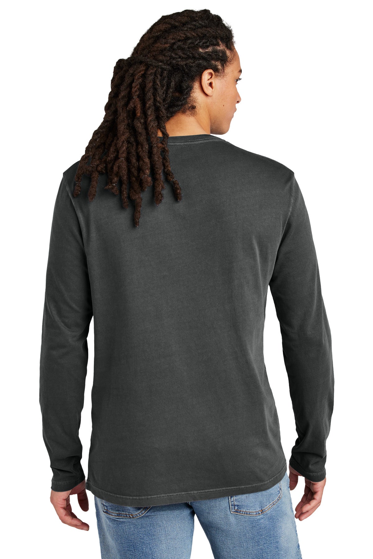 District Wash Long Sleeve Tee DT2103 Graphite