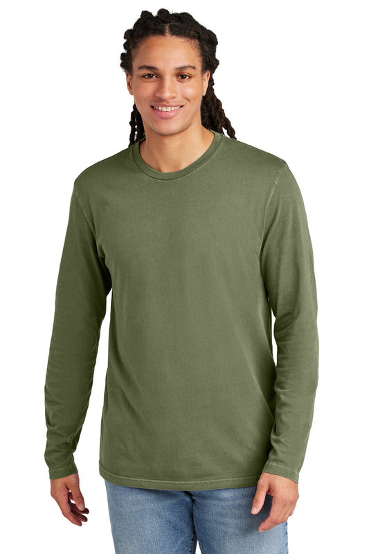 District Wash Long Sleeve Tee DT2103 Olive Drab Green