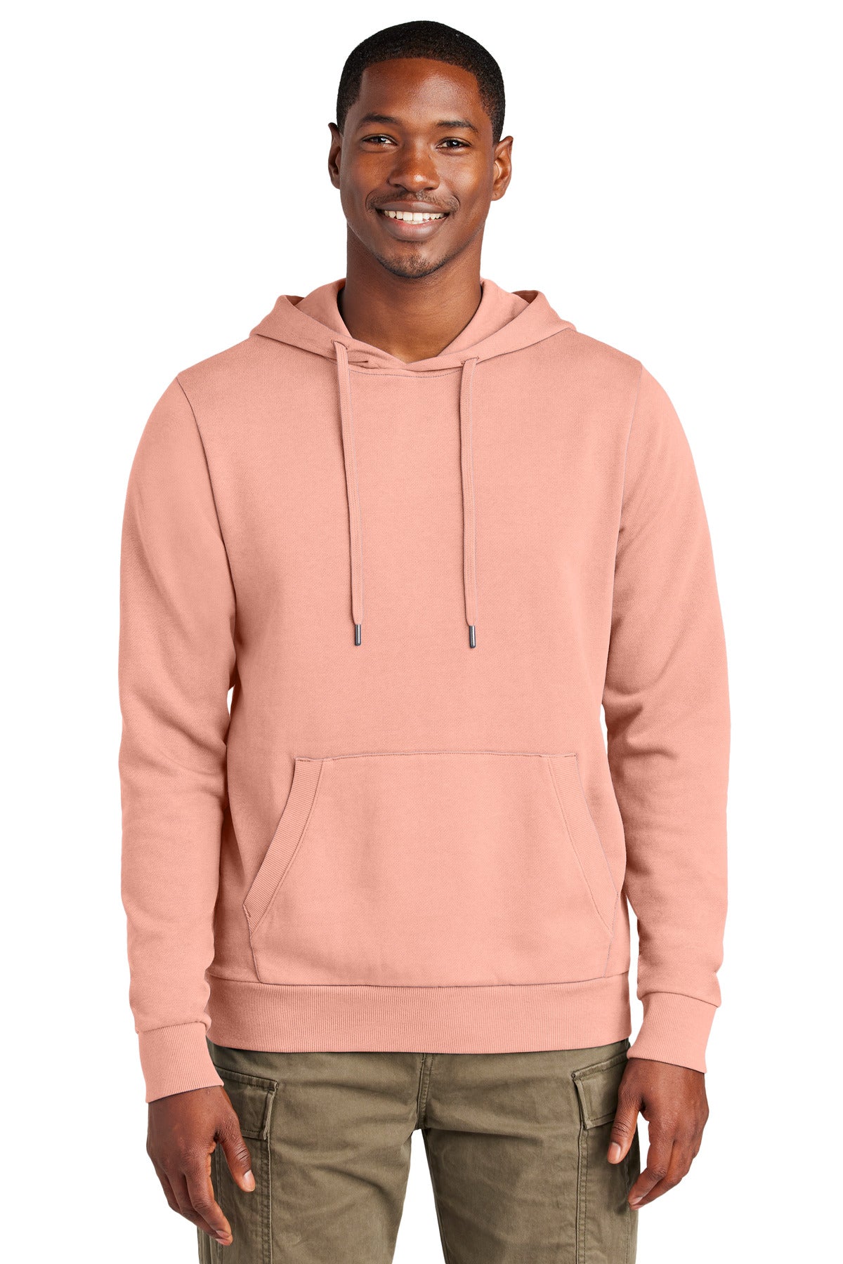 District Wash Fleece Hoodie DT2200 Cactus Rose Pink