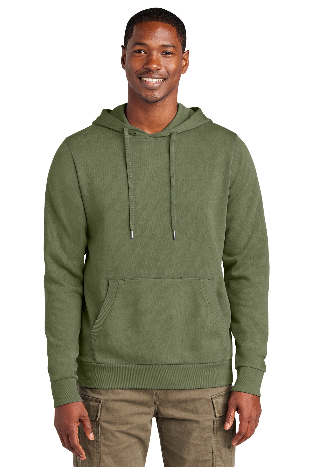 District Wash Fleece Hoodie DT2200 Olive Drab Green