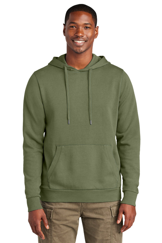 District Wash Fleece Hoodie DT2200 Olive Drab Green
