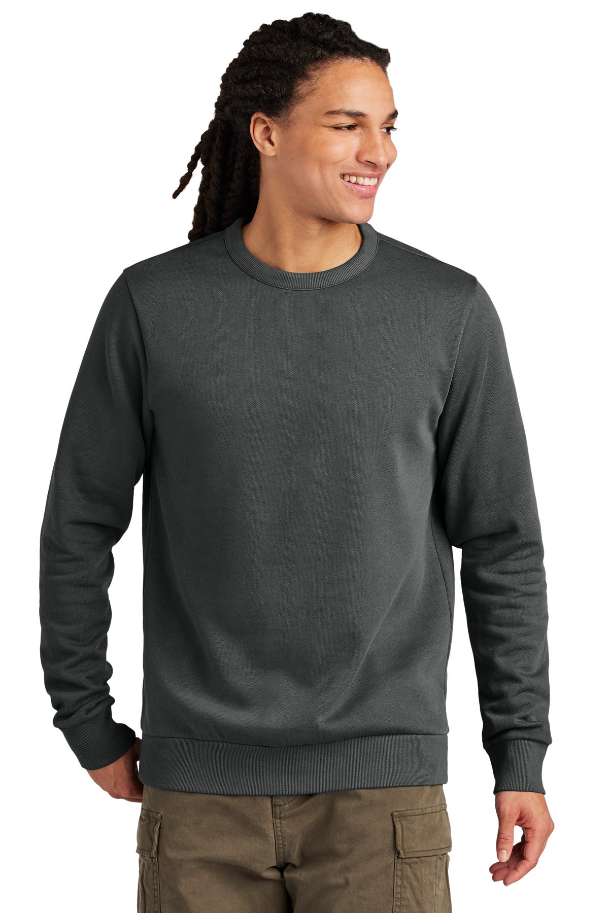 District Wash Fleece Crew DT2204 Graphite