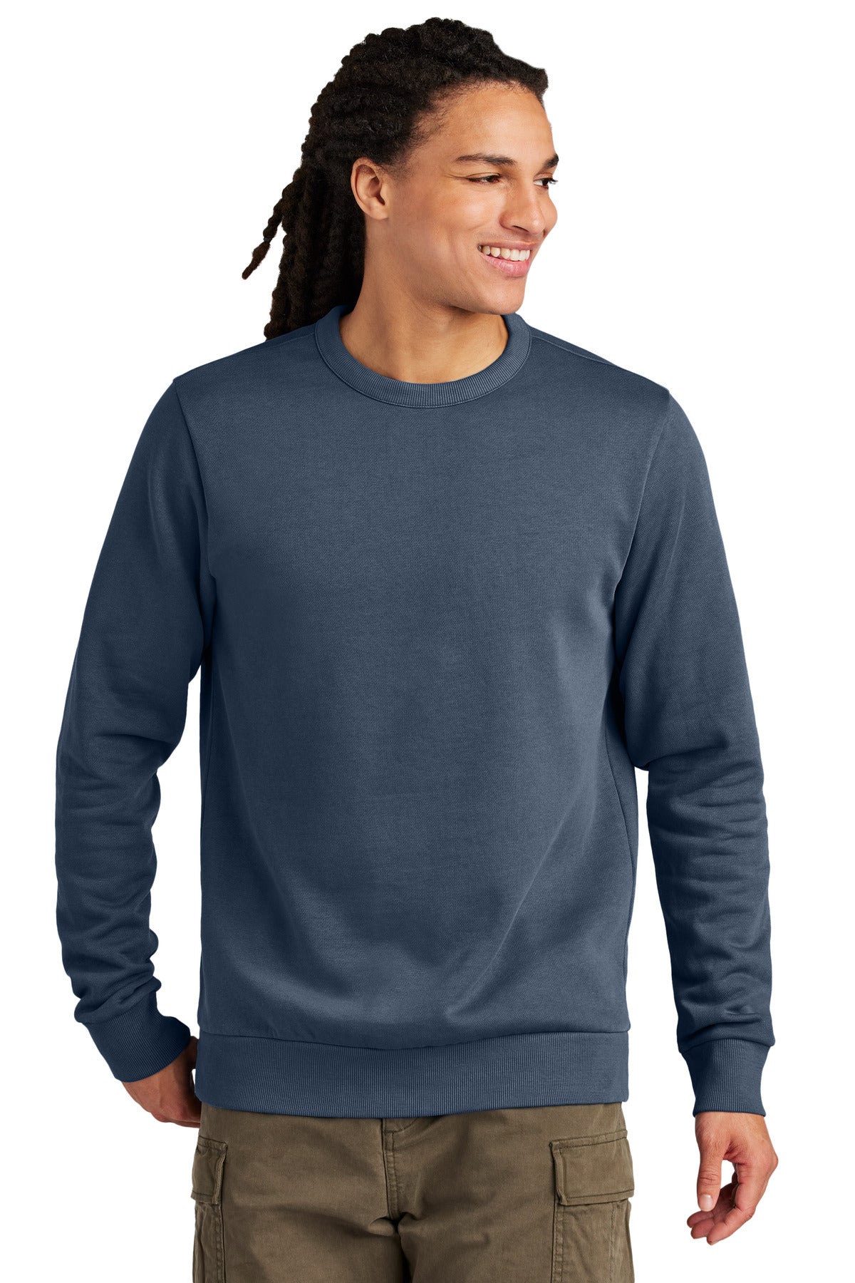 District Wash Fleece Crew DT2204 True Navy