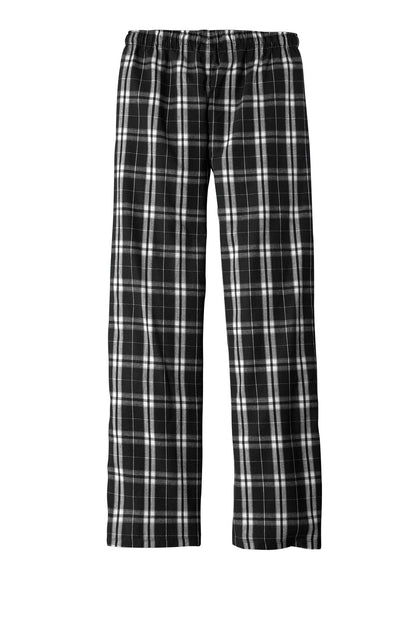 District Women's Flannel Plaid Pant DT2800 Black