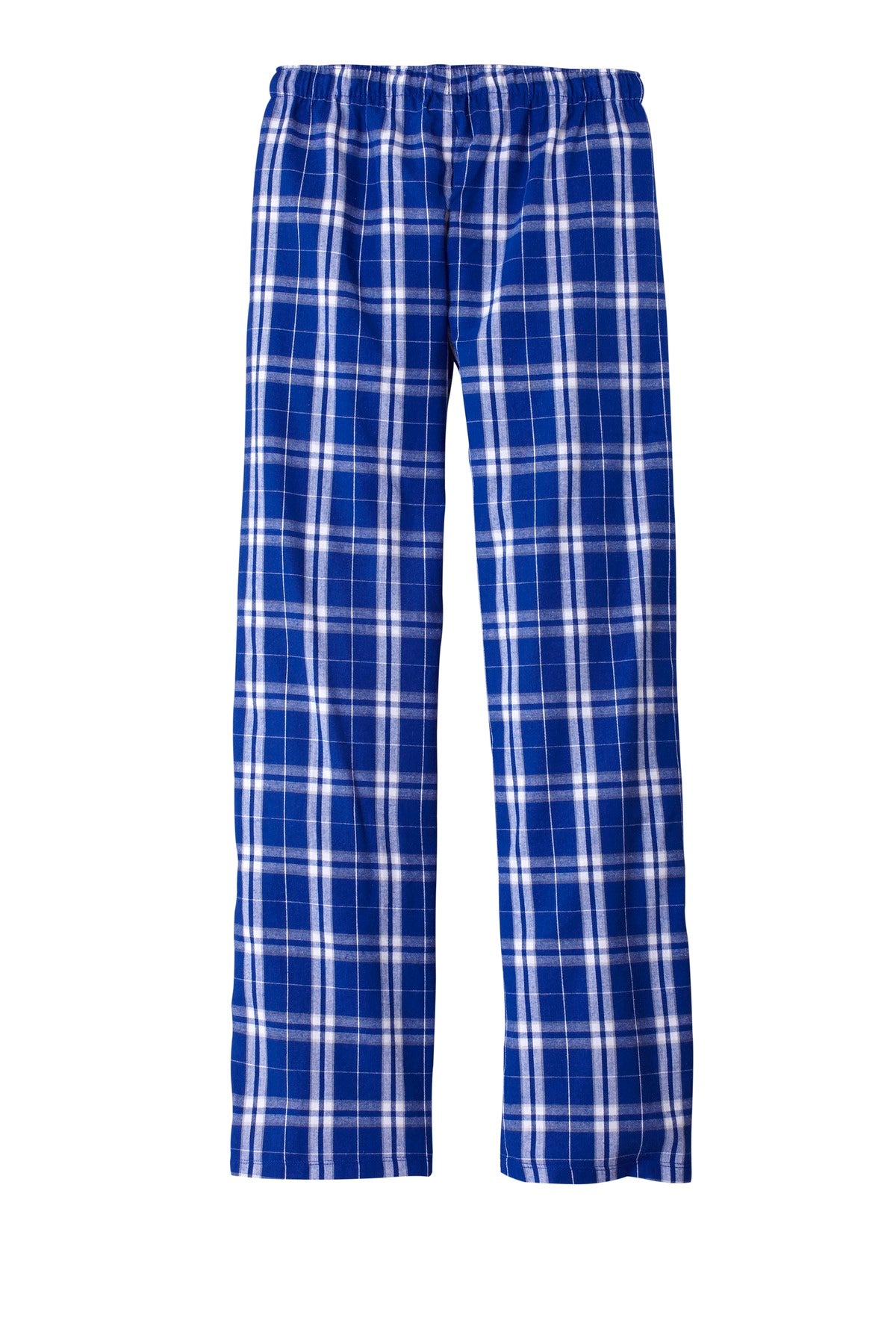 District Women's Flannel Plaid Pant DT2800 Deep Royal