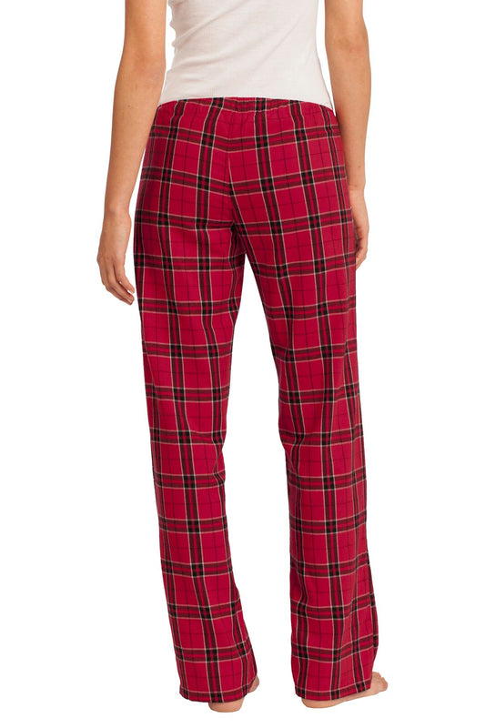District Women's Flannel Plaid Pant DT2800 New Red