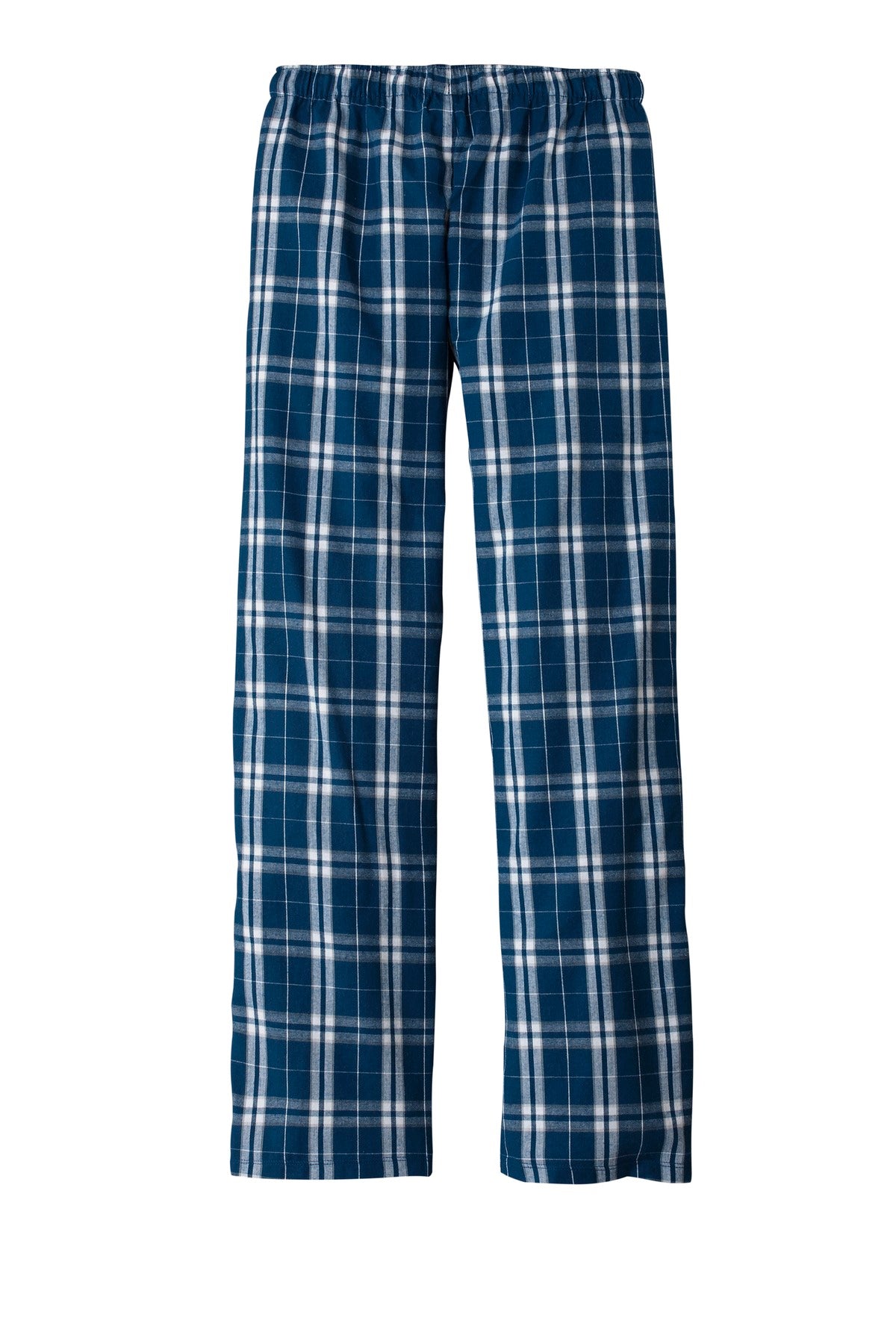 District Women's Flannel Plaid Pant DT2800 True Navy