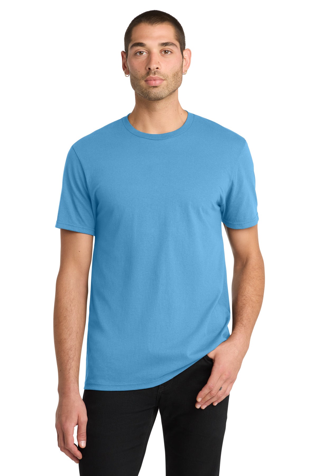 District The Concert Tee DT5000 Aquatic Blue