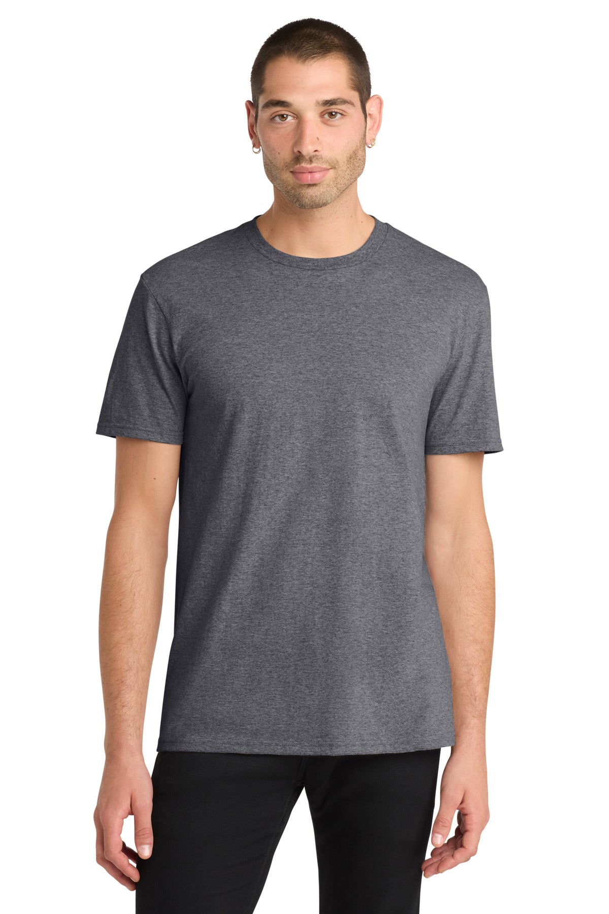 District The Concert Tee DT5000 Heathered Charcoal