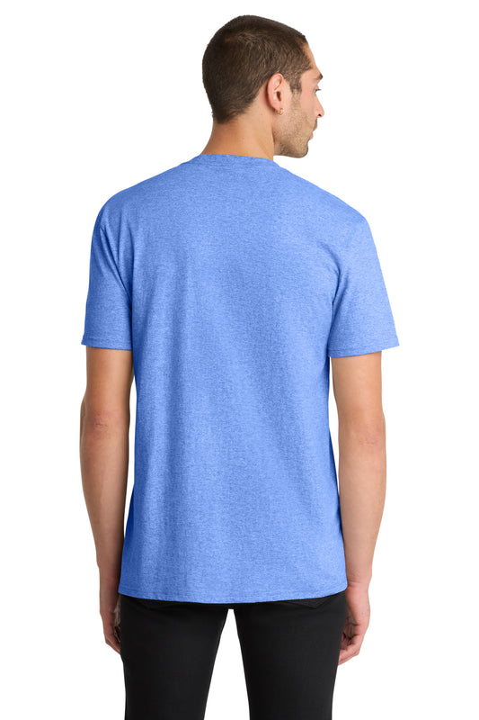 District The Concert Tee DT5000 Heathered Royal