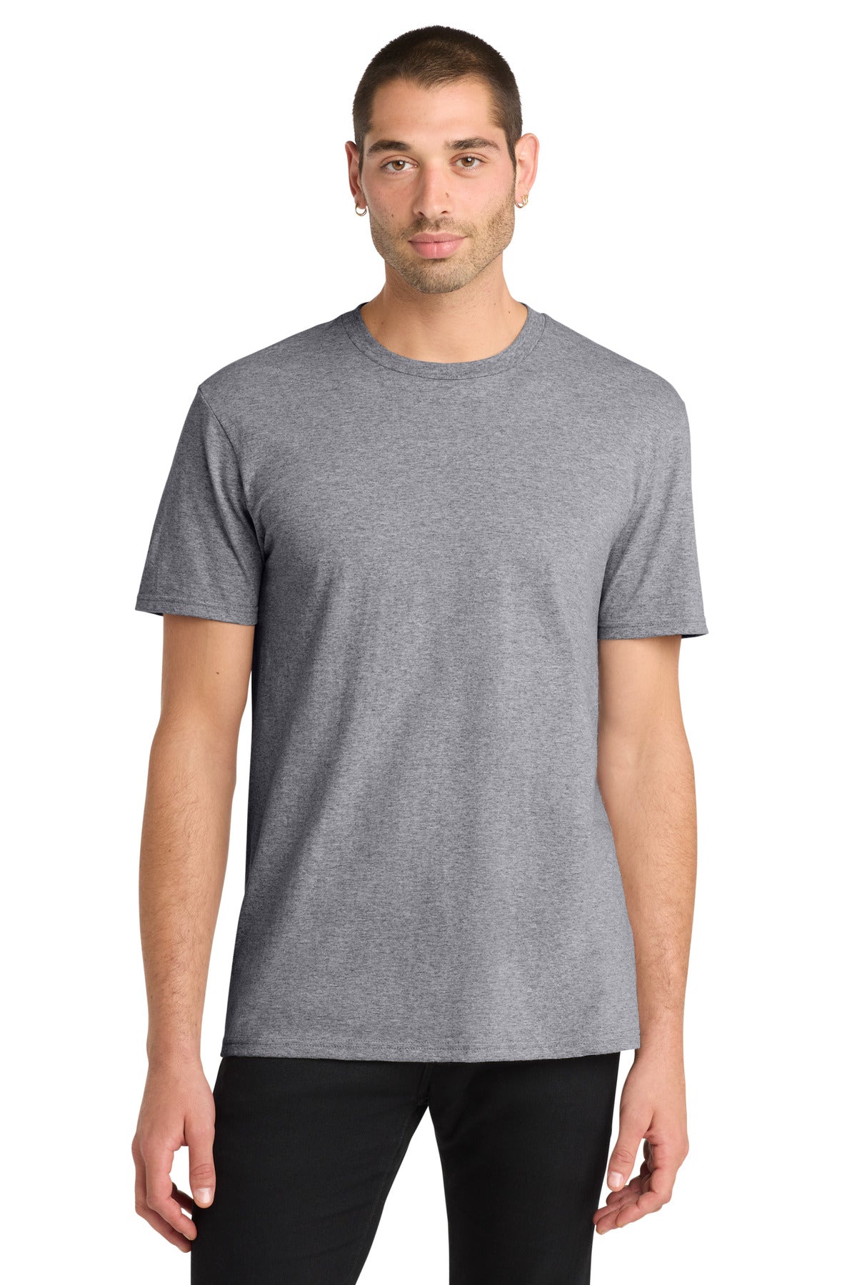 District The Concert Tee DT5000 Heather Grey