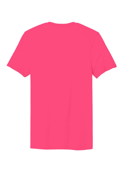District The Concert Tee DT5000 Neon Pink