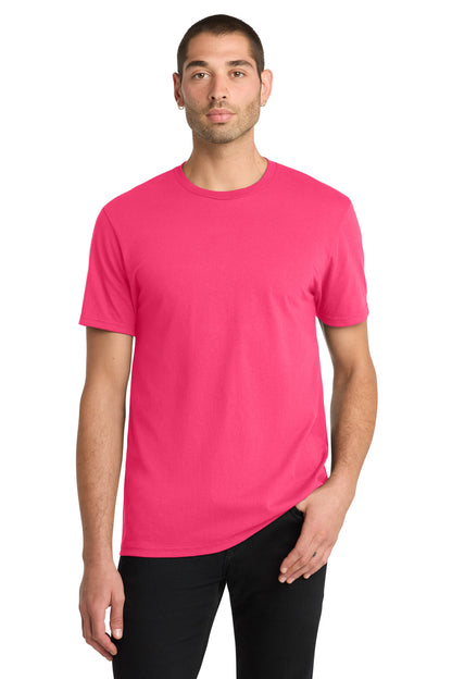 District The Concert Tee DT5000 Neon Pink