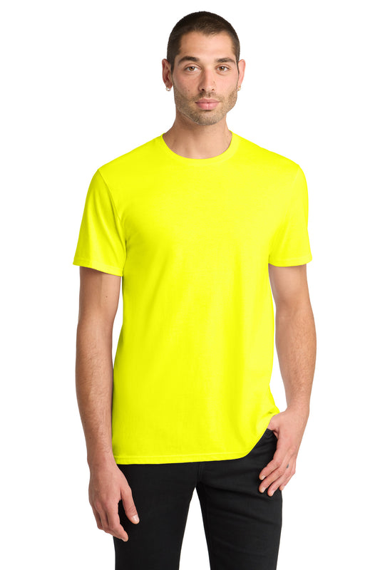 District The Concert Tee DT5000 Neon Yellow