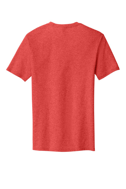 District The Concert Tee DT5000 New Red Heather
