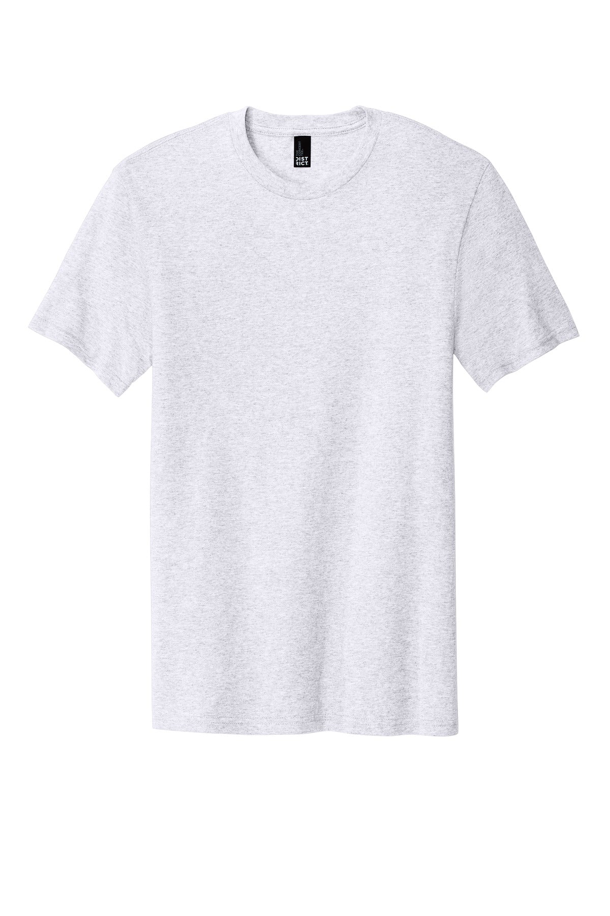 District The Concert Tee DT5000 White Heather