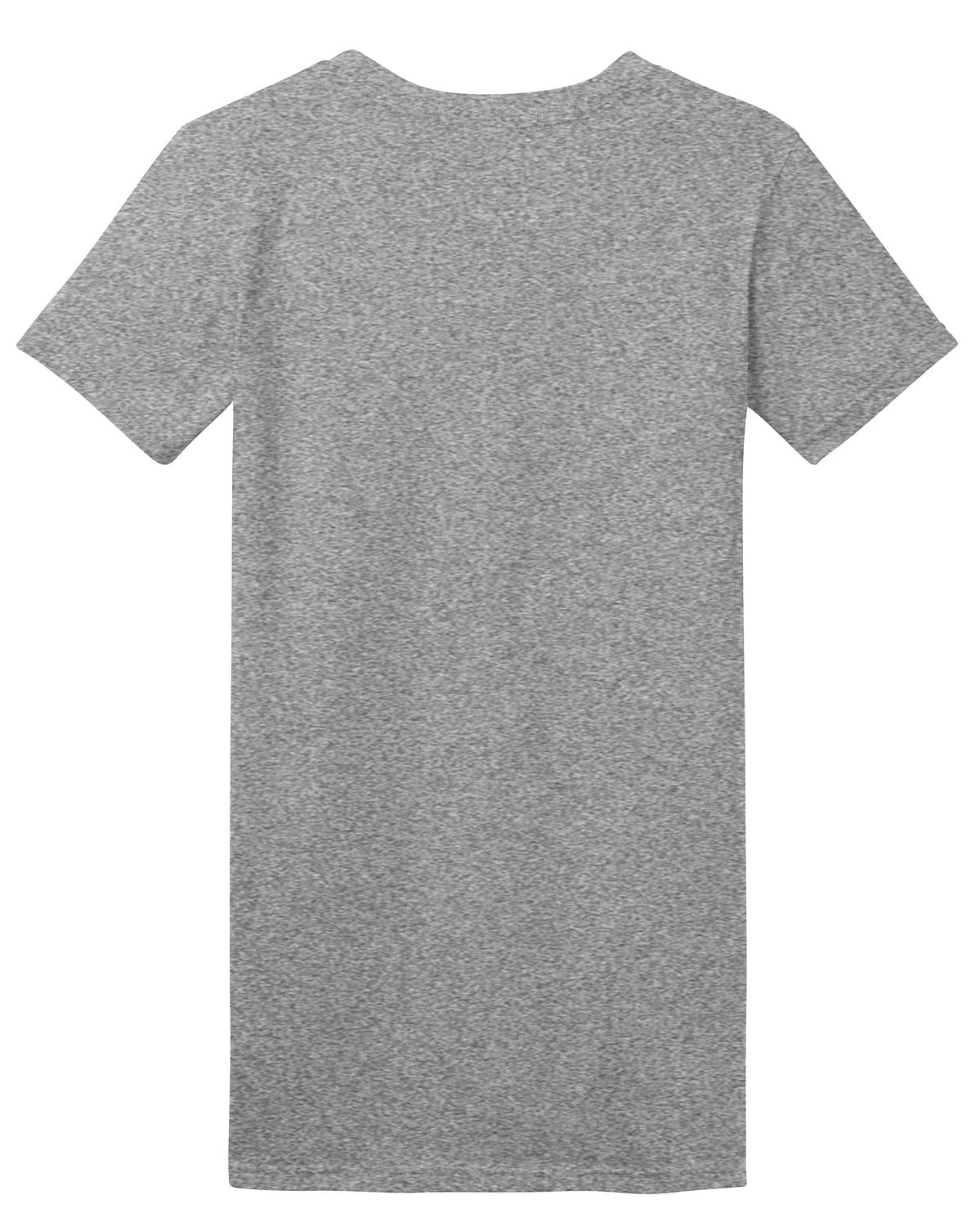 District Women's Fitted The Concert Tee DT5001 Heather Grey