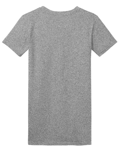 District Women's Fitted The Concert Tee DT5001 Heather Grey